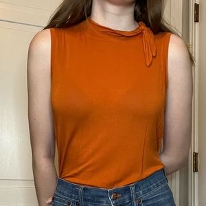 Modcloth Arrive at Lively Sleeveless '60s Mod-Style Top